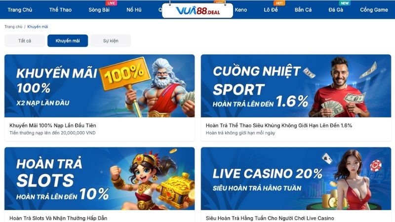 Chương trình khuyến mãi đa dạng và nhiều ưu đãi đặc biệt cho người mới